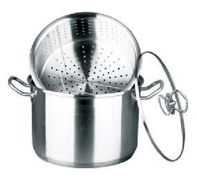 Bộ nồi inox xửng hấp nhiễm từ Goldsun GH05-2303SG - Hàng chính hãng