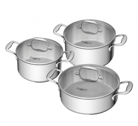 Bộ nồi inox Zemmer D824SS - Hàng chính hãng