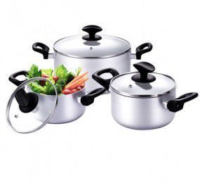 Bộ nồi Merry Supor HAD6S1 - Hợp kim nhôm - Hàng chính hãng