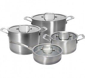 Bộ nồi inox cao cấp Tiross TS871 - 3 nồi và 1 chảo - Hàng chính hãng