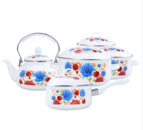 Bộ nồi quánh tráng men Pansy PS-AN127 - Hàng chính hãng