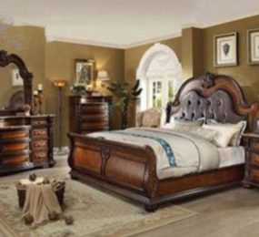 Bộ phòng ngủ gỗ Cherry xuất đi Ý - Hàng chính hãng