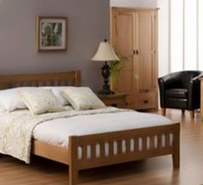 Bộ phòng ngủ gỗ sồi Mỹ - Hàng chính hãng