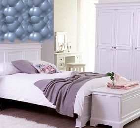 Bộ phòng ngủ trắng 1m6 x 2m - Hàng chính hãng