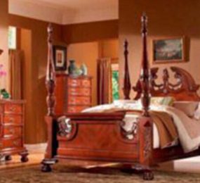 Bộ phòng ngủ xuất Châu âu 1m56 x 2m - Hàng chính hãng