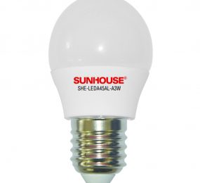 Bóng đèn LED thân nhôm Sunhouse SHE-LEDA45AL-A3W - Hàng chính hãng