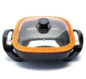 Chảo lẩu điện vân đá hoa cương Holtashi TC-2015-A  - Hàng chính hãng