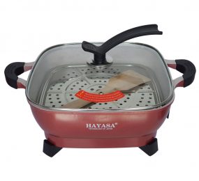Chảo lẩu nướng đa năng 5,0 lít Hayasa HA-686 - Hàng chính hãng