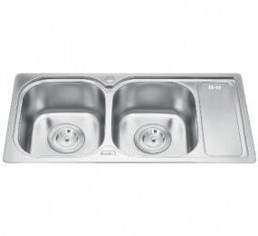 Chậu rửa bát 2 cánh Gorlde GD-5505 - Hàng chính hãng