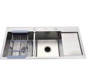 Chậu rửa bát inox 2 ngăn Pramie CP-9700 - Hàng chính hãng