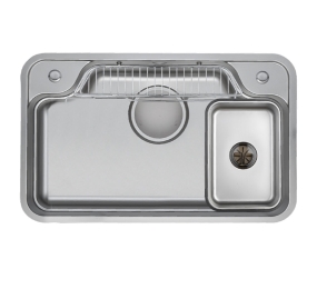 Chậu rửa bát Inox GrandX GX7548JP - Hàng chính hãng