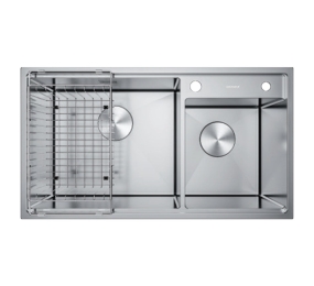 Chậu rửa bát Inox GrandX GX8648DS