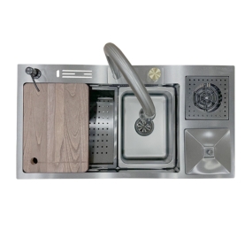 Chậu rửa bát Inox Kaff KF-FYD8846-B