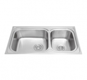 Chậu rửa chén 2 ngăn Malloca MS-2025 - Hàng chính hãng