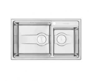 Chậu rửa chén 2 ngăn Malloca MS-5082W - Hàng chính hãng