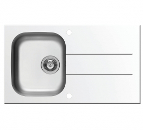 Chậu rửa chén Elica Concerto 1B 1D – White - Hàng chính hãng