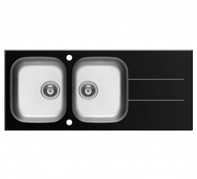 Chậu rửa chén Elica Concerto 2B 1D – Black - Hàng chính hãng