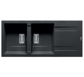 Chậu rửa chén Elica KARTESIO 2B 1D CARBON - Hàng chính hãng