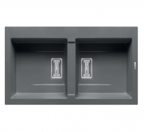 Chậu rửa chén Elica KARTESIO 2B IRON GREY - Hàng chính hãng