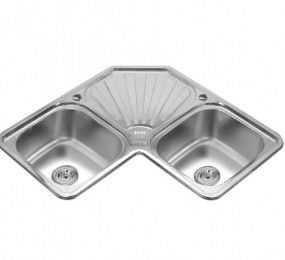 Chậu rửa chén góc 2 hộc Gorlde GD-5408 - Hàng chính hãng