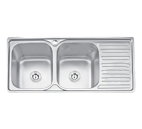 Chậu rửa chén inox 2 ngăn 1 cánh Eurosun EU-10545S