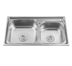 Chậu rửa chén inox 2 ngăn Eurosun EU-8143E6