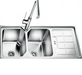 Chậu rửa chén inox Roland B12049C - Hàng chính hãng