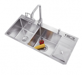 Chậu rửa Inox Kaff KF-D-HM10045 - Hàng chính hãng