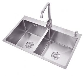 Chậu rửa inox Kaff KF-HM8245C - Hàng chính hãng