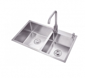 Chậu rửa inox Kaff KF-HM8245L - Hàng chính hãng