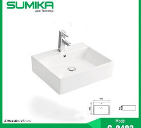 Chậu rửa mặt Sumika C-0402 - Hàng chính hãng