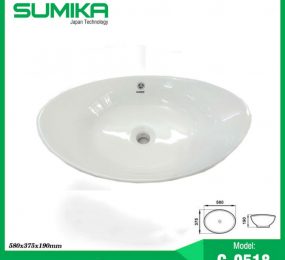 Chậu rửa mặt Sumika C-0518 - Hàng chính hãng