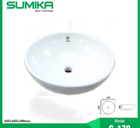 Chậu rửa mặt Sumika C-170 - Hàng chính hãng