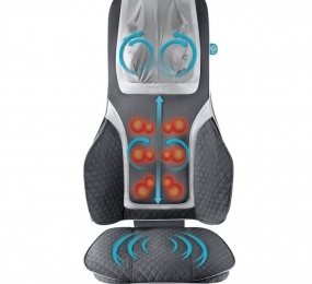 Đệm masage công nghệ gel touch kèm nhiệt Homedics MCS-846 - Hàng chính hãng