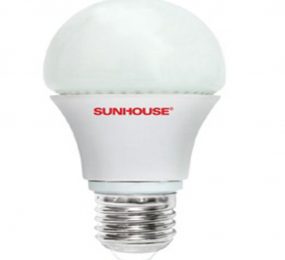 Đèn Led thân nhôm Sunhouse SHE-LEDA60AL-8W - Hàng chính hãng