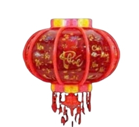 Đèn lồng điện xoay tròn 50cm - Hàng chính hãng