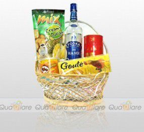 Giỏ quà tết giá rẻ dành cho sinh viên  - Hàng chính hãng