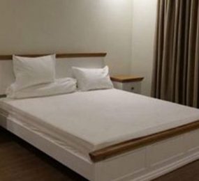 Giường trắng nóc sồi 1m4 x 2m - Hàng chính hãng