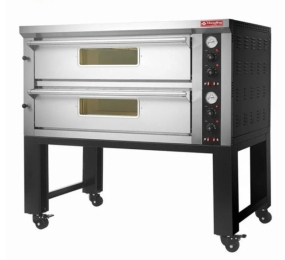 Lò nướng pizza 2 tầng dùng gas Hongling PZG-602