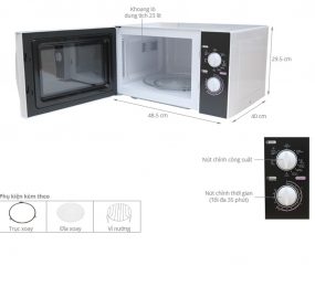 Lò vi sóng Aqua AEM-G3133W - Hàng chính hãng