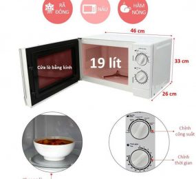 Lò vi sóng Aqua AEM-S2195W - Hàng chính hãng