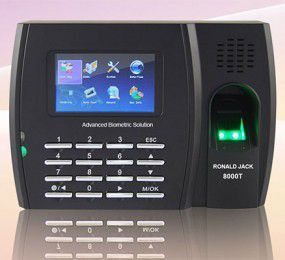 Máy chấm công vân tay và thẻ cảm ứng Ronald Jack 8000T - Hàng chính hãng