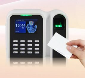 Máy chấm công vân tay+thẻ RONALD JACK GiGATA T9 - Hàng chính hãng