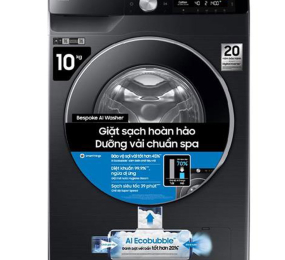 Máy giặt Samsung AI EcoBubble Inverter 10 kg WW10DG6U34LBSV - Hàng chính hãng