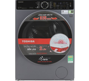 Máy giặt sấy Toshiba Inverter giặt 10.5 kg - sấy 7 kg... - Hàng chính hãng
