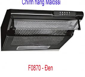 Máy hút mùi Malossi F0870 - Đen - Hàng chính hãng