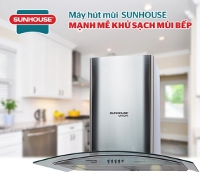 Máy hút mùi kính cong Sunhouse Mama MM6719-70 - Hàng chính hãng