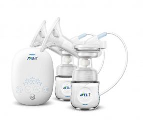 Máy hút sữa bằng điện đôi Philips Avent SCF303/01 - Hàng chính hãng