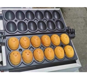 Máy làm bánh hình quả trứng gà 12 cái - Hàng chính hãng
