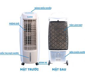 Máy làm mát không khí Daikio DK-1500B - Hàng chính hãng